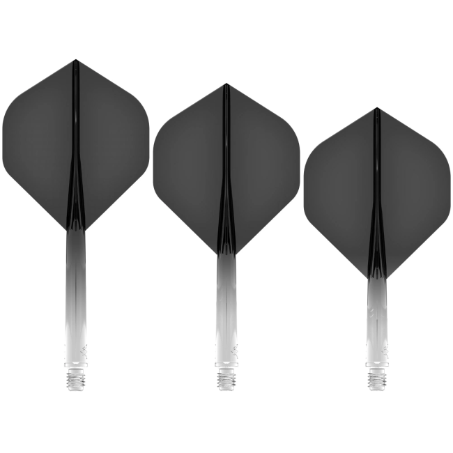 Mission Force 90 Moulded Flight & Shaft System Schwarz/Transparent - Standard No2